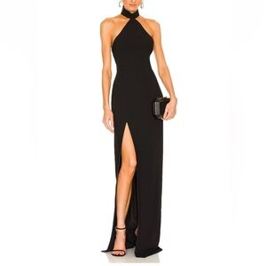 Amanda Uprichard Queen Gown in Black